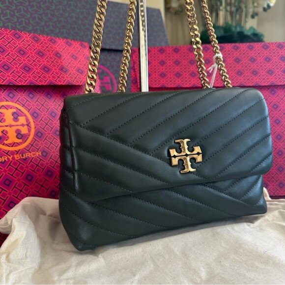 New Tory burch SMALL KIRA CHEVRON CONVERTIBLE SHOULDER BAG - Picture 13 of 15